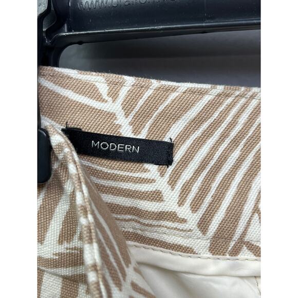 Talbot's Pants Womens size 4 Modern Fit taupe/cream ankle Straight - Picture 5 of 11